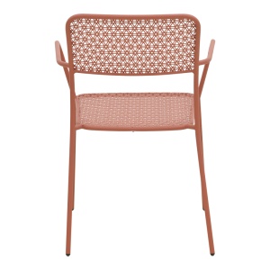Scaun de gradina Stivuibil, Federal, Terracotta, 58x57x81.5 cm - Img 6