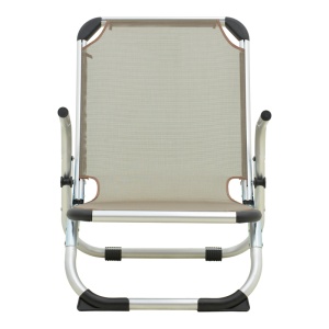 Scaun de plaja cu Spatar Inalt, Playa, Champagne, 72x54x63 cm - Img 4