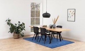 Scaun dining Batilda -A1 V1, Negru, 82.5x47x53 cm - Img 4