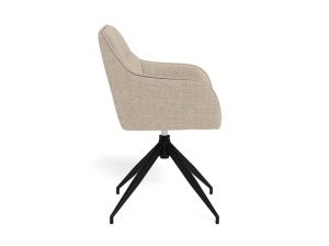 Scaun dining Brenda, Bej, 84.5x58x54.5 cm - Img 4