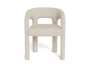 Scaun dining Cole, Bej, 76x58x55 cm - Img 4