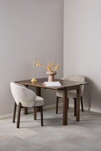 Scaun dining Darlene, Fumuriu mat, 80.5x55.5x60 cm - Img 3