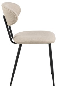 Scaun dining Denise, Bej, 78.5x43.5x53 cm - Img 5