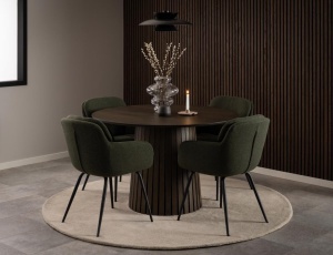 Scaun dining Dora, Verde, 84x58x59 cm - Img 2