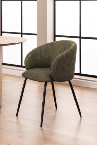 Scaun dining Eleanor, Verde, 79x55.5x55 cm