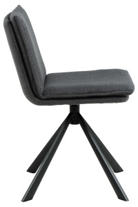 Scaun dining Flynn, Gri, 85x47x59 cm - Img 5
