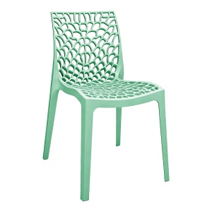 Scaun dining Hush, Verde, 53x41x80.5 cm