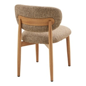 Scaun dining Isola, Bej, 58x52x77 cm - Img 2