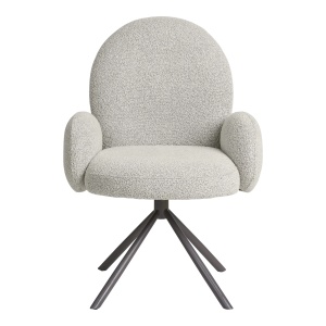 Scaun dining Lana, Bej, 69x65x91.5 cm - Img 4