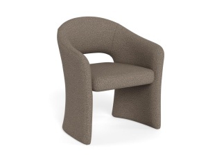 Scaun dining Tori, Gri, 80x64.5x56.5 cm - Img 2