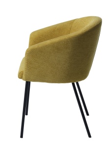 Scaun EASTON, Mustar, 59x80x57 cm - Img 2