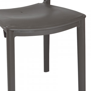 Scaun exterior Ignite plastic culoare antracit - Img 3