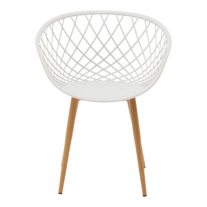 Scaun Ezra Pako Alb 62.5x56x82 cm - Img 4