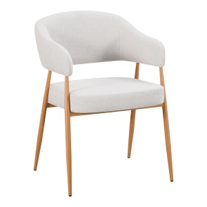 Scaun Filonda, Ivory/Natural, 47x58x79 cm