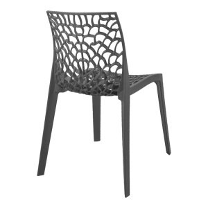 Scaun Hush, Pako World, PP, Gri, 50x57x81 cm - Img 2