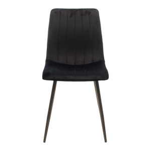 Scaun Noor, Pako World, Catifea, Negru, 44x53x86 cm - Img 4