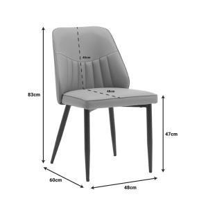 Scaun Onyer Pako World Maro 48x60x83 cm - Img 7