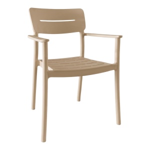 Scaun Pilma, Cappuccino, 57x54x82 cm