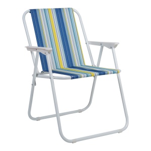 Scaun pliabil de gradina, Jette, Albastru, 53x56x73 cm