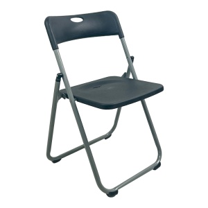 Scaun Pliabil, Edison, Negru, 49x38x73 cm - Img 2