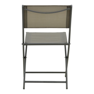 Scaun pliabil, Jeve, Gri inchis, 46x51x81 cm - Img 6