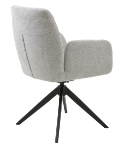 Scaun ROXANA SELECT, Gri deschis, 62x88x58 cm - Img 3