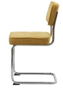 Scaun RUPERT, Galben, 53x84x50 cm - Img 3