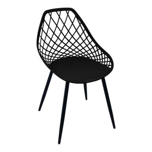 Scaun Suan Pako Negru 49x51x86 cm