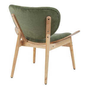 Scaun, Udalle, Verde masliniu, 77x70x81 cm - Img 2