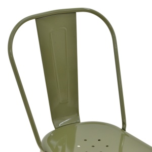 Scaun Utopia Verde inchis 44x44x85 cm - Img 7