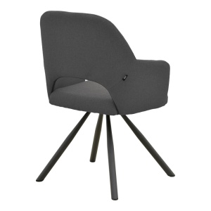 Scaun Verta, Antracit, 59x58x87 cm - Img 2