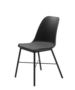 Scaun WHISTLER, Negru, 54x83x47 cm