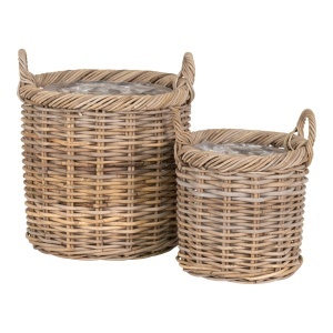 Set 2 piese Cosuri decorative Gili, Natural, 40x30x48 cm - Img 5
