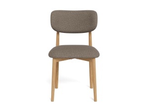 Set 2 piese Scaune dining Absalon, Gri, 79.5x45.5x51.5 cm - Img 3