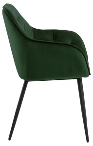 Set 2 piese Scaune dining Brooke, Verde, 83x58x55 cm - Img 7