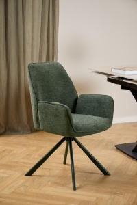 Set 2 piese Scaune dining Graham, Verde, 87x59x62 cm - Img 2