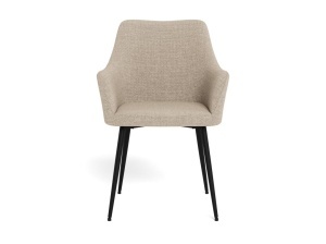 Set 2 piese Scaune dining Lizzy, Bej, 85x59x59 cm - Img 8