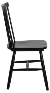Set 2 piese Scaune dining Riano, Negru, 86x50.5x49.5 cm - Img 6