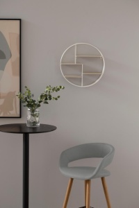 Set 2 piese Scaune inalte Grace, Gri, 88.5x55x46 cm