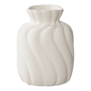 Set 2 piese Vaze decorative, Alb, 10.5x11x15 cm