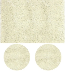 Set 3 covoare si Rotund, Fantasy, Alb, 120x170 cm,67x67 cm, Delta 12500-10