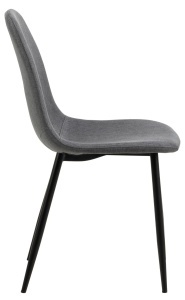 Set 4 piese Scaune dining Celia V1, Gri, 86x44x54 cm - Img 10