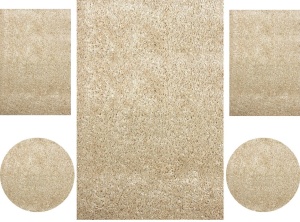Set 5 covoare si Rotund, Fantasy, Bej, 200x300 cm, Delta 12500-80