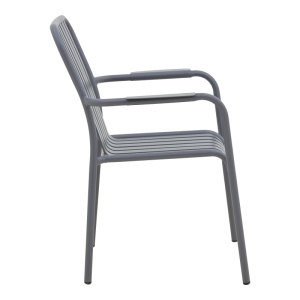 Set 7 bucati masa si scaune gradina, Heven Vista, Antracit, 80x150x72 cm - Img 5