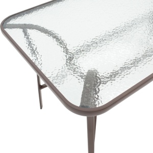 Set dining Ensure-Sussie, Pako World, metal, Maro, 140x80x70 cm - Img 7