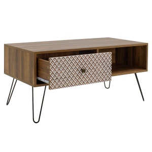 Set dormitor studenti canapea, comoda TV si masuta de cafea, 3 buc, Travis Boho, Antracit, 175x83x74 cm - Img 9