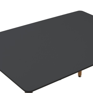 Set masa si scaune 5 buc Ezra-Natali Pako World Natural 120x80x76 cm - Img 7