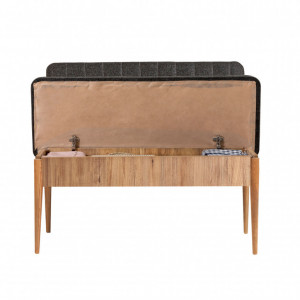 Set Masa si Scaune 5 Piese Vina 105 Atlantic Pine-Antracit - Img 3