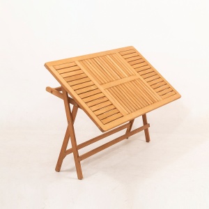 Set masa si scaune de gradina (5 piese) My009 V2 Crem 135x74x75 cm - Img 9