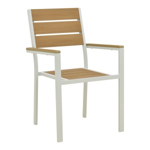 Set masa si scaune dining extensibil, 7 buc, Dagyn Breze, Pako, Natural 240x90x76 cm - Img 9